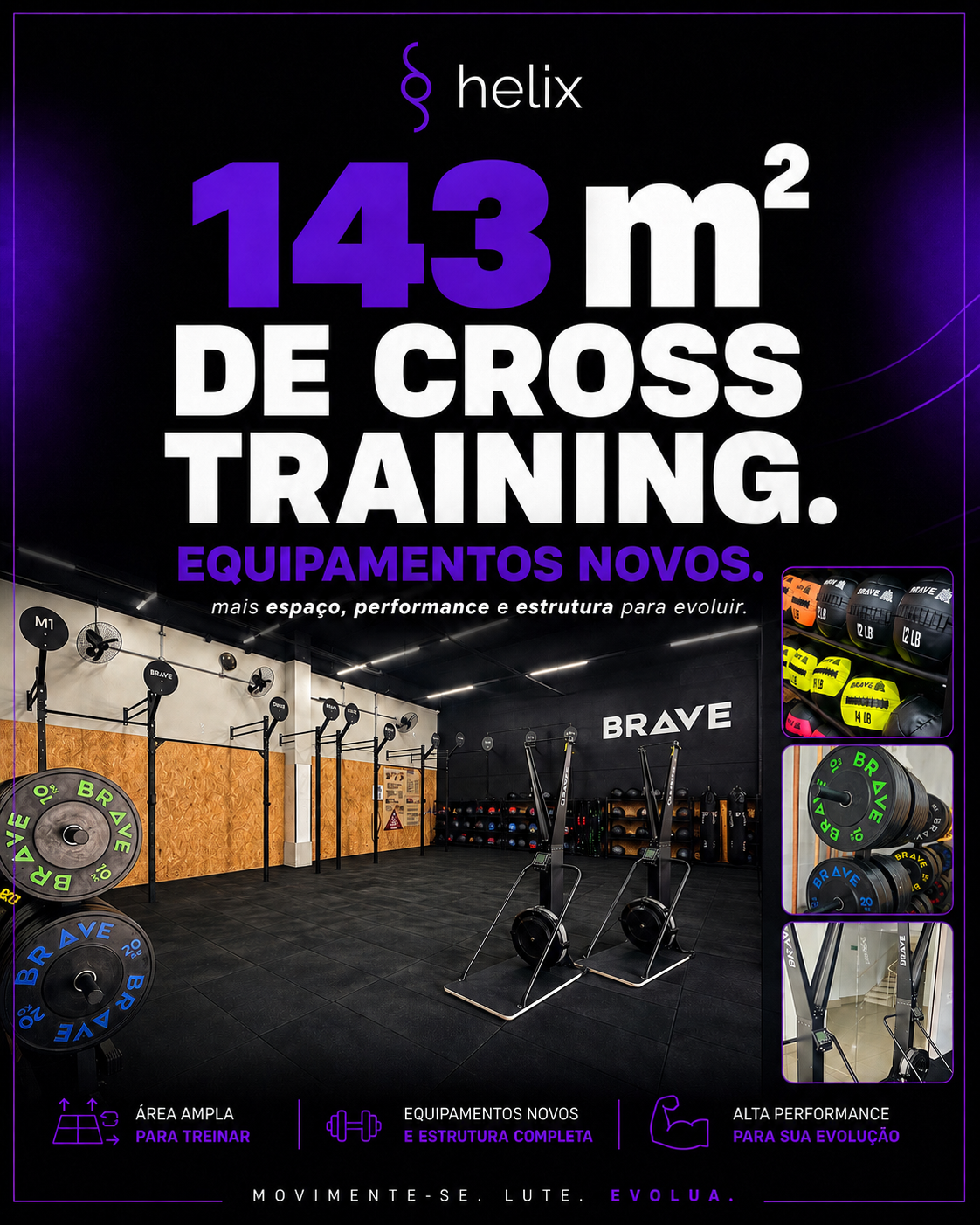 143 m² de Cross Training